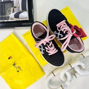 Off-White Black and Pink Kids Sneakers